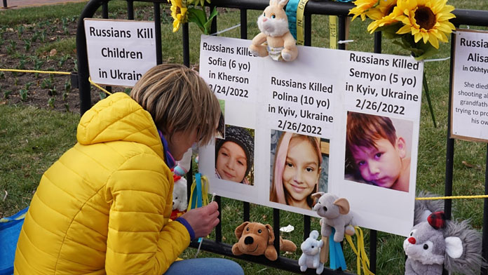 Російські фашисти вбили українських дітей