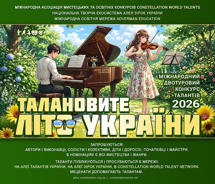 ТАЛАНОВИТЕ ЛІТО УКРАЇНИ – міжнародний конкурс талантів